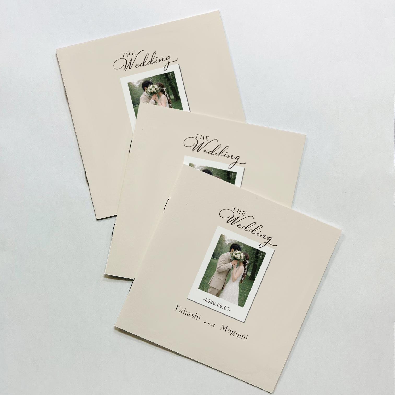 8Pスクエア型プロフィールブック09｜席次表｜選べる内容｜結婚式｜披露宴