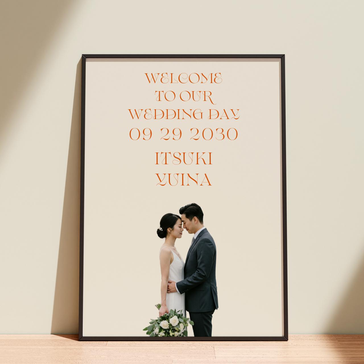 お好きな写真で作る【ウェルカムボードPHOTO】12｜結婚式｜ポスター・キャンバス・パネル | 3枚目