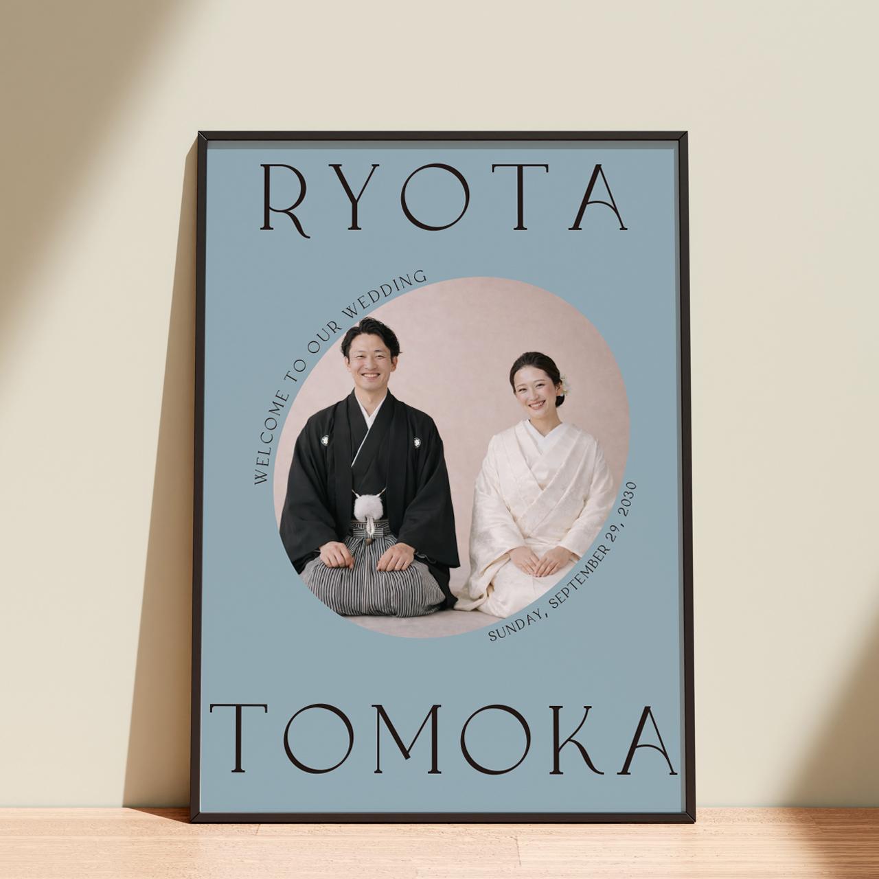 お好きな写真で作る【ウェルカムボードPHOTO】14｜結婚式｜ポスター・キャンバス・パネル | 2枚目