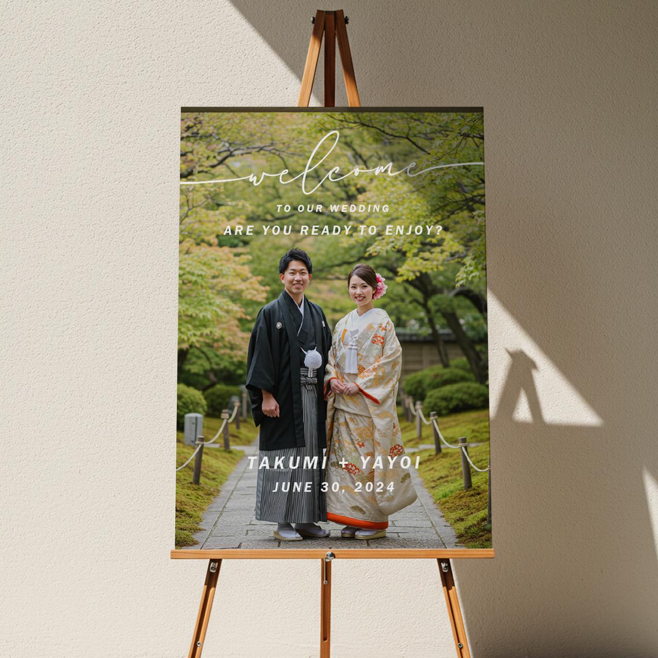お好きな写真で作る【ウェルカムボードPHOTO】03｜結婚式｜ポスター・キャンバス・パネル | 3枚目