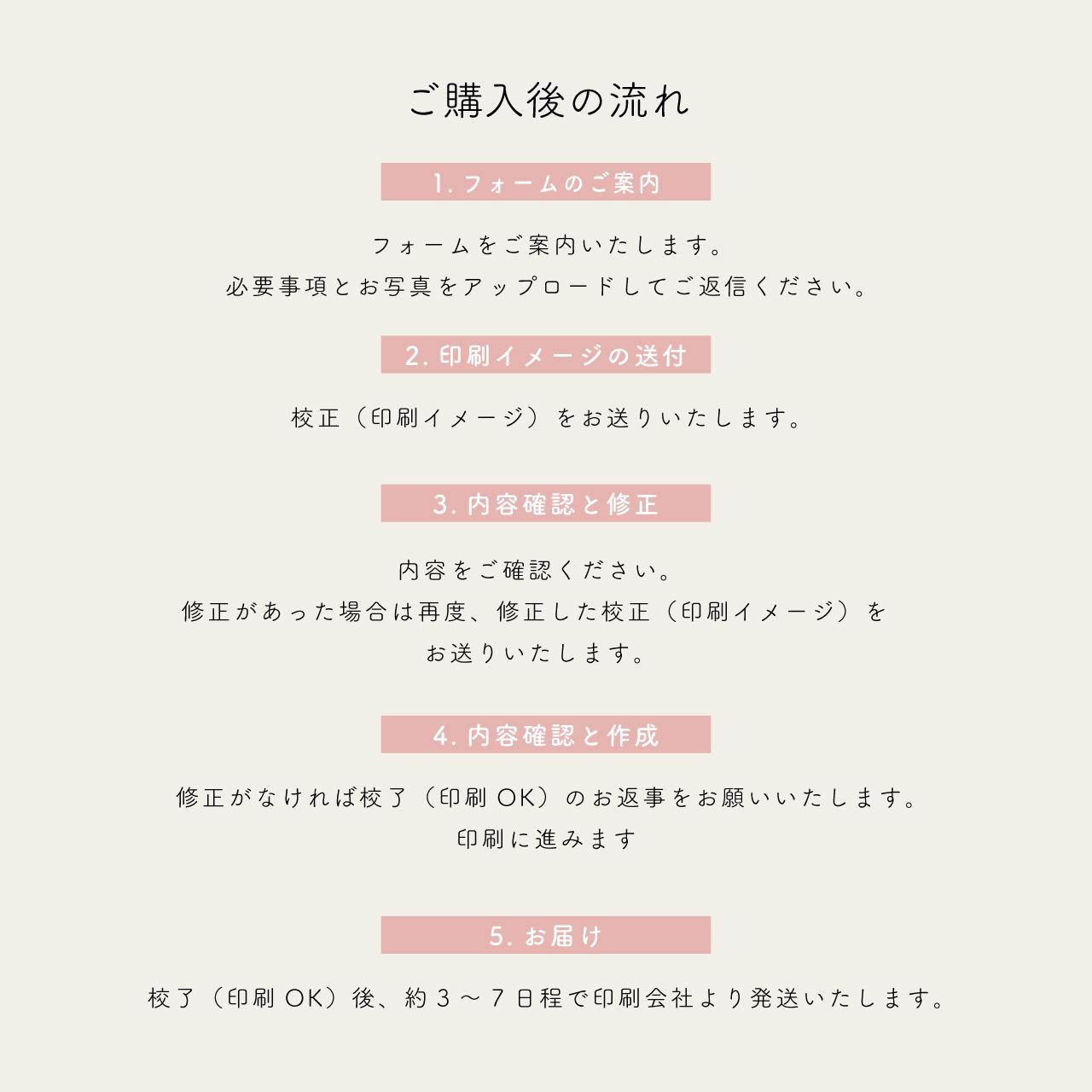 三つ折り｜プロフィールブック｜Groom&Bride似顔絵イラスト｜席次表｜スクエア型｜選べるカラー｜結婚式 | 11枚目